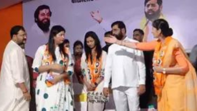 Former encounter cop’s wife joins CM Eknath Shinde’s party, may contest assembly election from Andheri