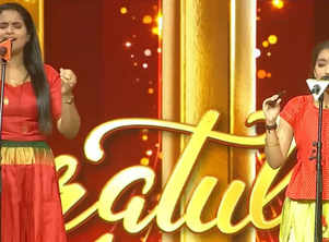 Star Singer's Disha and Nanda hit a golden star