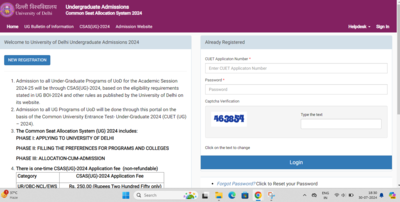 DU CSAS Phase 1 Application Correction Window Open Now: Here's What You Can Edit