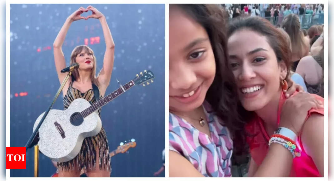 Mira Rajput shares rare glimpse of daughter Misha Kapoor as they live their Swiftie dream at Taylor Swift’s concert; Anushka Sharma reacts – WATCH | Hindi Movie News