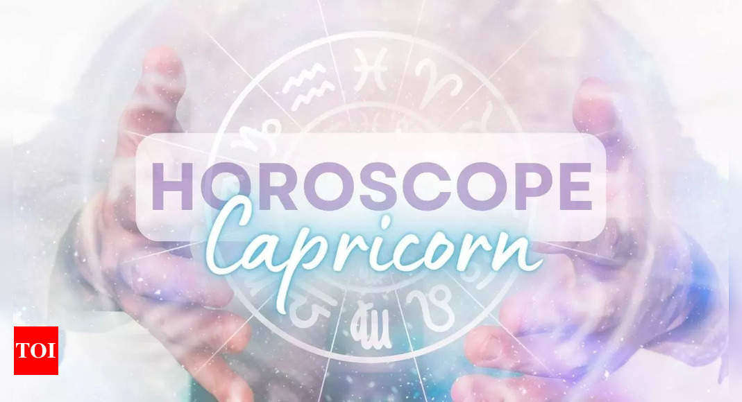 Capricorn, Daily Horoscope Today, July 31, 2024: An opportune day for deepening relationships – Times of India