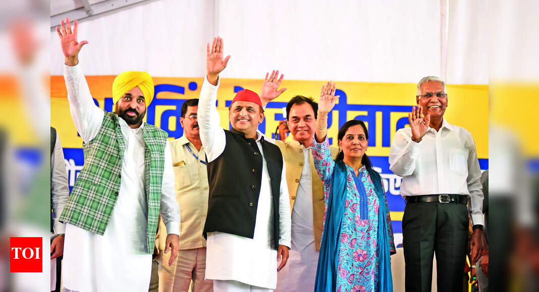 Kejriwal's health in danger, wife alleges; INDIA bloc rallies support