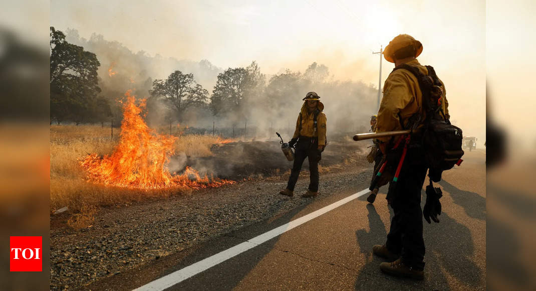 Raging California wildfire swells to over 600 square miles, bigger than city of Los Angeles – Times of India