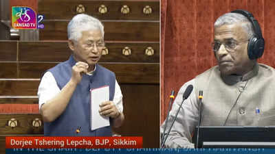 'Not China border, this is Tibet border': Sikkim MP Dorjee Tshering Lepcha appeals in Rajya Sabha to change label