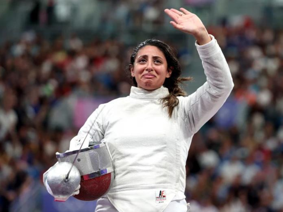 #womeninspotlight: Fencer Nada Hafez Defies Odds At Olympics, Competes 