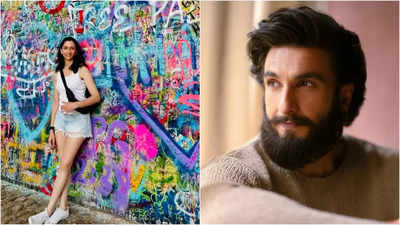 Ranveer Singh gushes over Anisha Padukone’s prague pictures; Deepika Padukone’s comment steals the attention