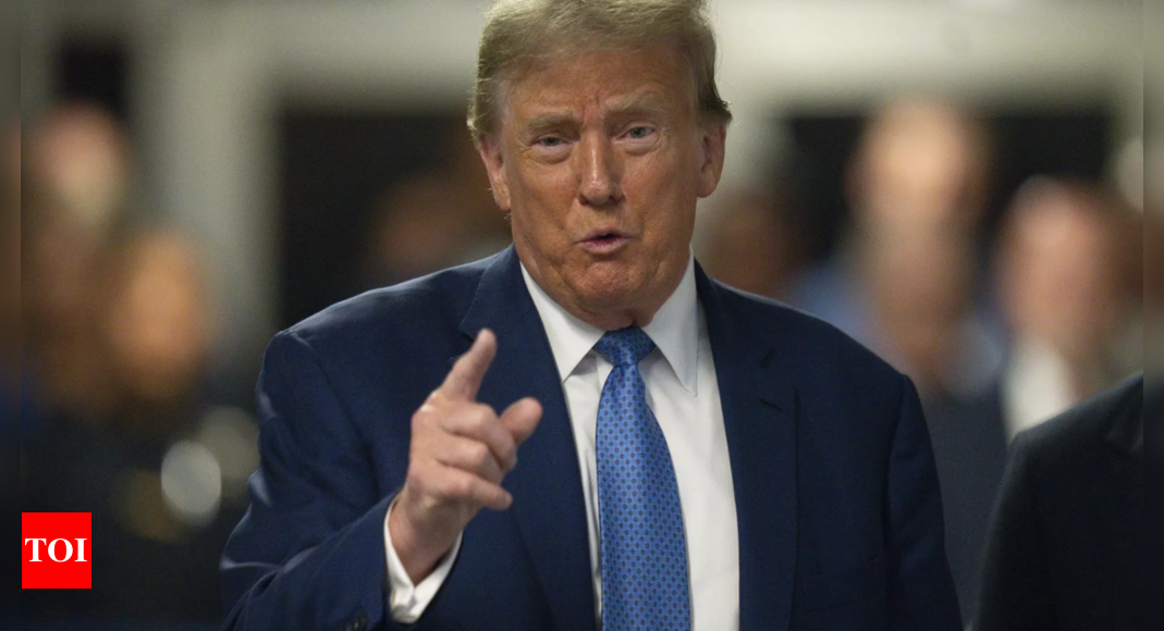 Trump says world leaders will walk all over Kamala in attack seen as denigrating women – Times of India
