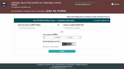 CSBC Bihar Police Constable Admit Card 2024 Released for August 7 Exam ...
