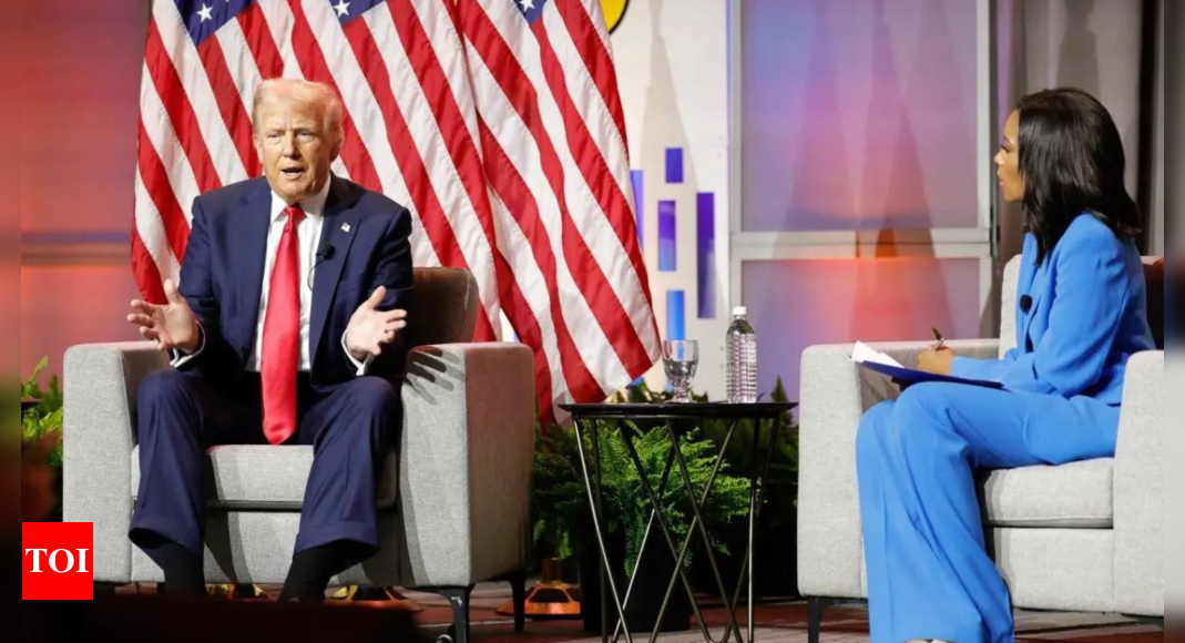 ‘You don’t even say hello… disgraceful’: Donald Trump slams Black journalist at Chicago convention. Watch – Times of India