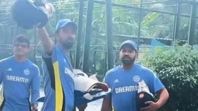 Watch: KL Rahul 'worried over rain threat', Rohit Sharma smiles it off