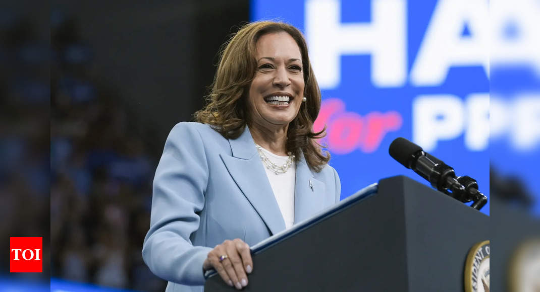 Kamala Harris secures major endorsement over Donald Trump – Will this boost make her stronger contender against former US president? – Times of India