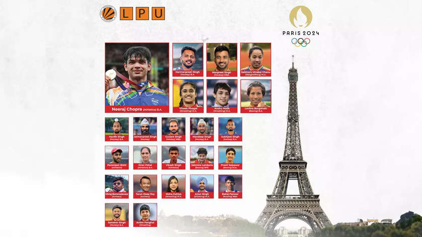 Paris Olympics 2024: LPU's 24 athletes represent India on the world stage