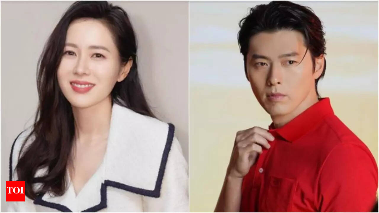 Son Ye Jin and Hyun Bin spotted enjoying casual family outing with their son  in Gangnam - Times of India