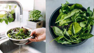 8 Simple ways to clean leafy vegetables