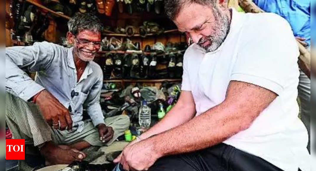 Cobbler Rejects Rs 10 Lakh Offer for Slippers Mended by Rahul Gandhi