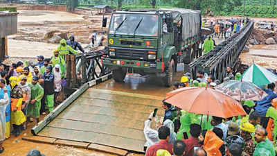 Kerala landslides: Army team builds 190-foot Bailey bridge in record time