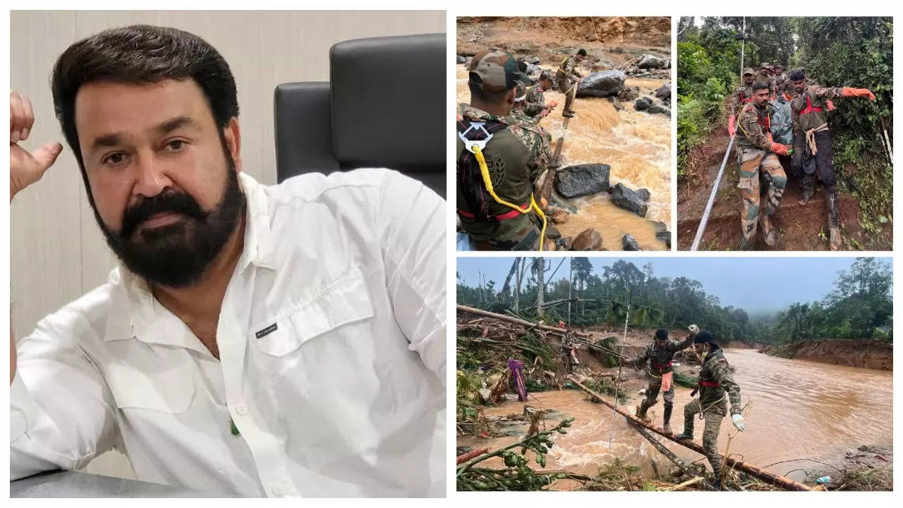 Mohanlal praises relief efforts in Wayanad: I pray that we stand united |  Malayalam Movie News - Times of India