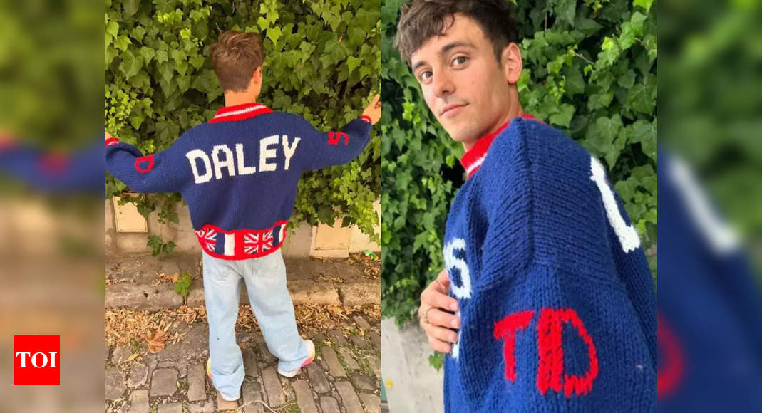 Tom Daley Sweater: Diver Tom Daley debuts a new sweater to celebrate his 2024 Paris Olympics silver medal |