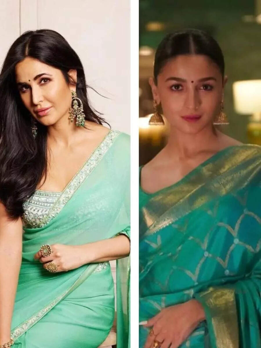 Katrina Kaif to Alia Bhatt: 10 gorgeous green saris of Bollywood actresses