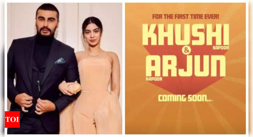 Khushi and Arjun Kapoor Tease New Project