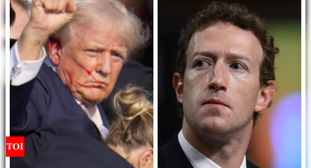 Trump says Zuckerberg called, apologized for ‘censoring’ photo: ‘He’s not gonna support a Democrat’ – Times of India