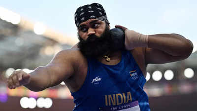 Tajinderpal Singh Toor disappoints in shot-put at Paris Olympics