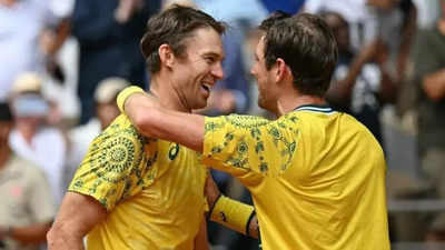 Matthew Ebden, John Peers bag men's doubles tennis gold at Paris Olympics