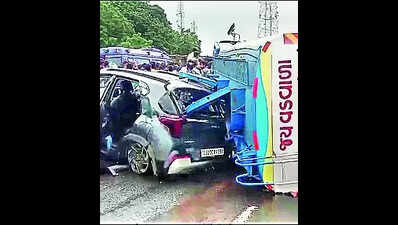 Fatal Accident on Vadodara-Halol Highway | Vadodara News - Times of India