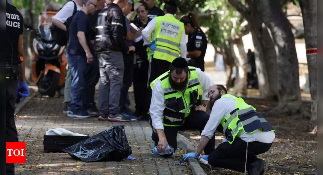 Two dead in Israel stabbing, assailant killed: medics – Times of India