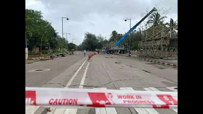 Miramar’s decaying, shaky foot bridge dismantled in 48 hours