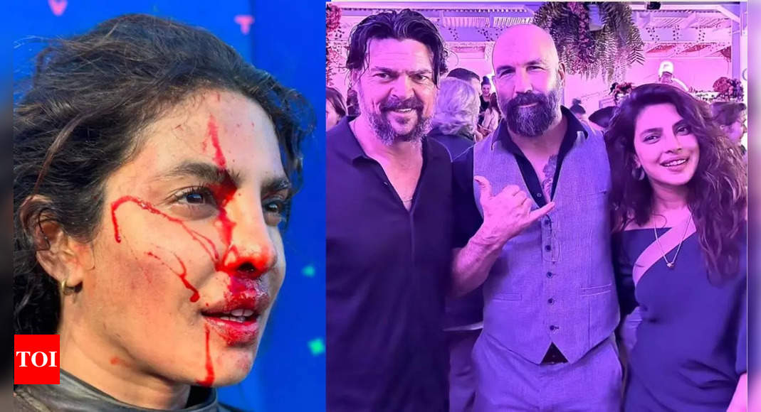 Priyanka Chopra shares BTS from ‘The Bluff’, poses with Karl Urban at the wrap up party of the movie – PICS inside | Hindi Movie News