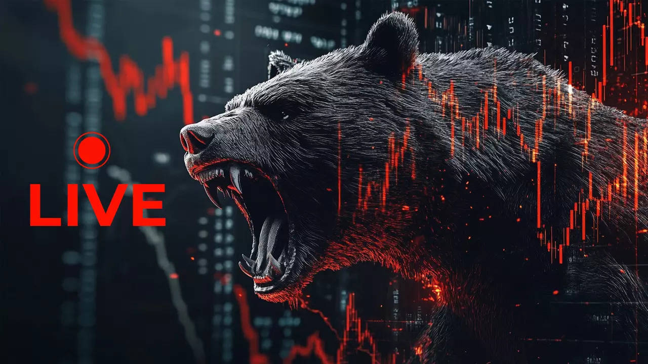 Stock Market Crash, Sensex Crash LIVE: BSE Sensex ends over 2,200 points  down! Bears on a rampage as US recession fears hit global markets badly