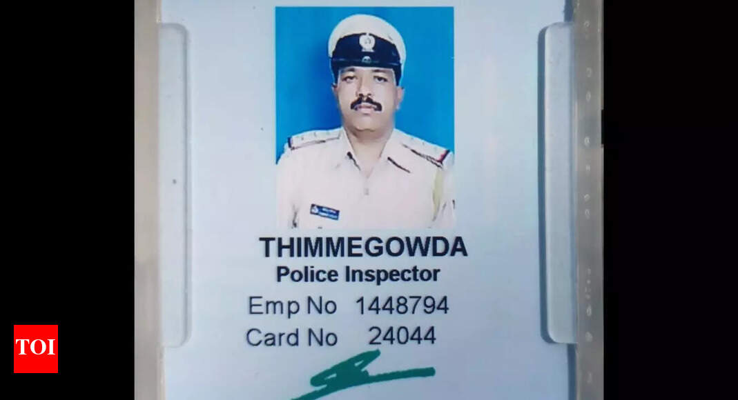 Police inspector found hanging from tree in Bengaluru | Bengaluru News ...
