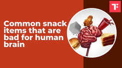 Common snack items that are bad for human brain