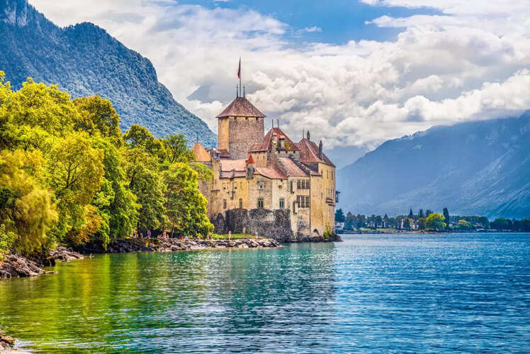 Chillon Castle, Lake Geneva, Switzerland