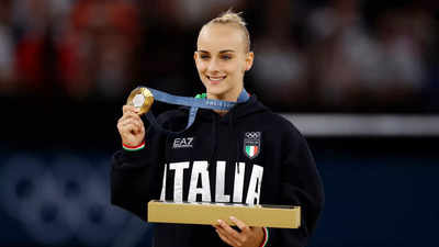 Paris Olympics: Italy's Alice D'Amato gets 'stroke of luck' in historic beam victory