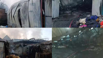 Several vintage cars gutted as fire breaks out in four tent godowns in south Delhi