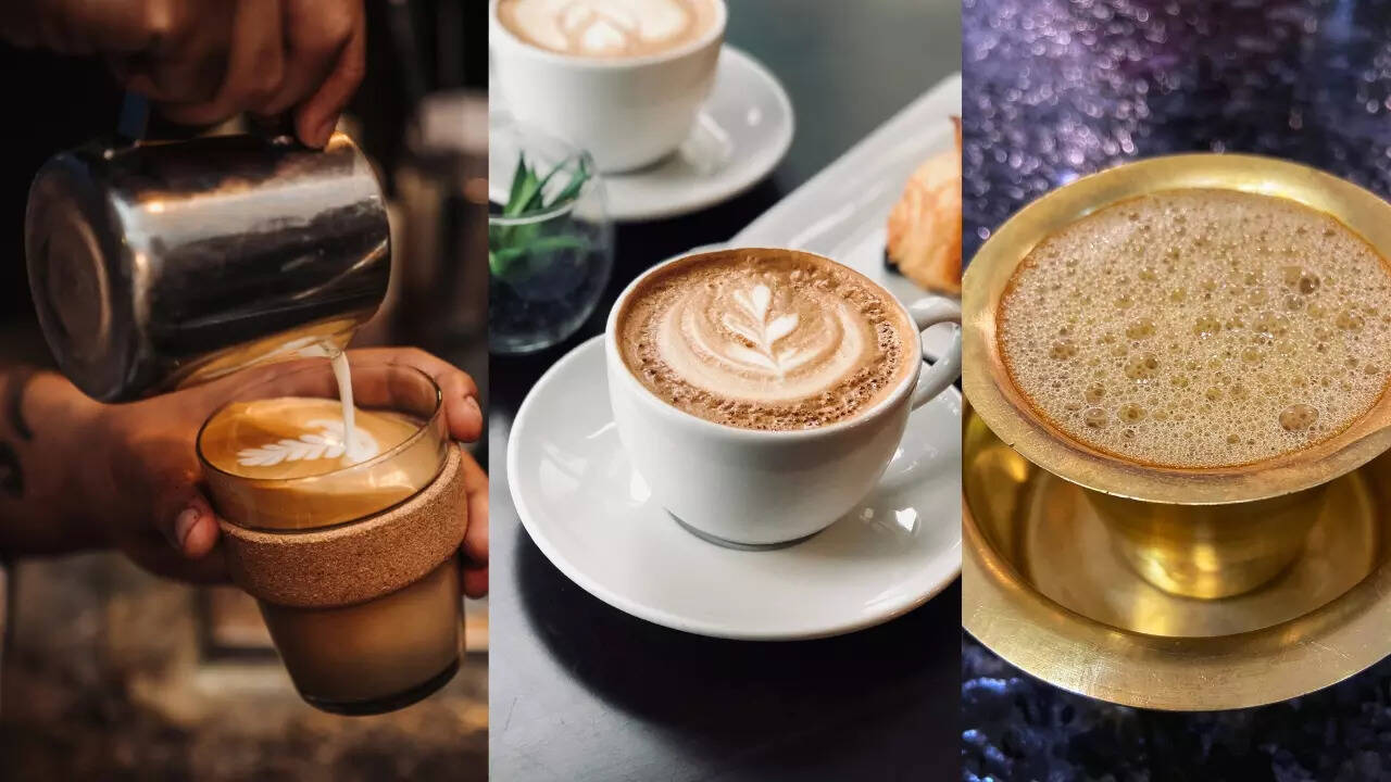 Differences Between Latte, Cappuccino, and Filter Coffee | - Times of India