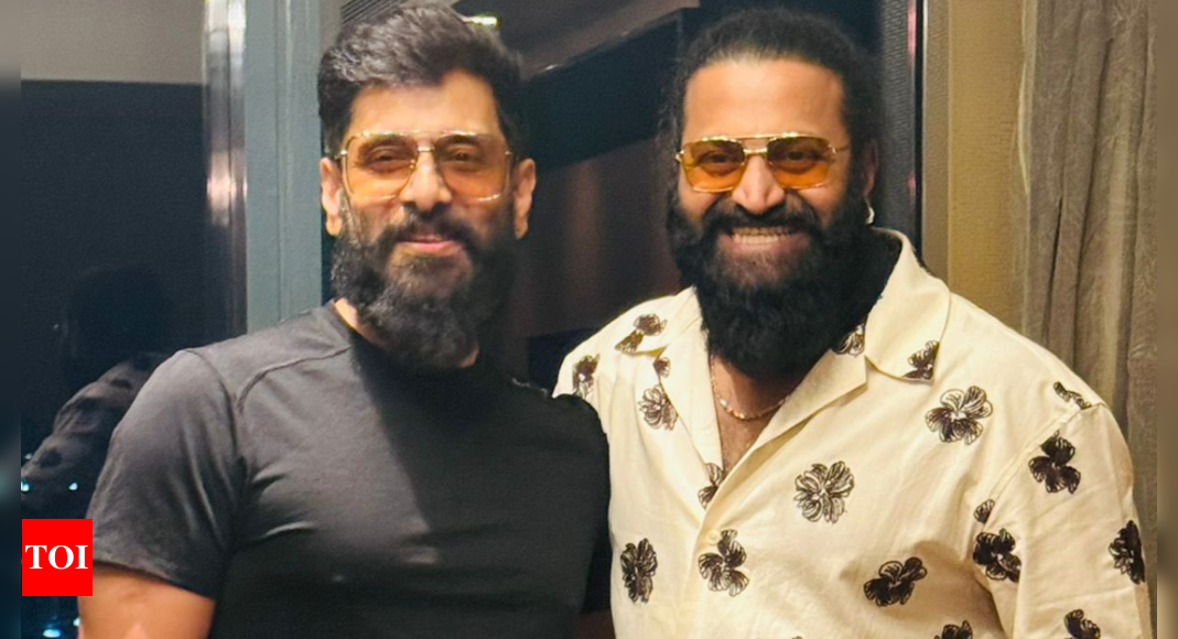 Rishab Shetty Meets Vikram After 24 Years