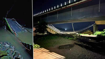 Traffic on Goa-Karnataka highway hit as Kali river bridge collapses | Goa  News - Times of India