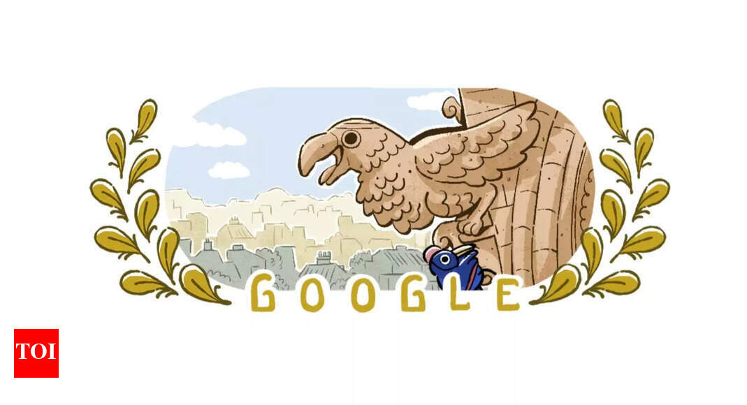Google doodle celebrates climbing at Paris Olympics - Times of India