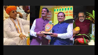 BJP MP Ramesh Awasthi hosts mango festival in Delhi, top ministers attend the event