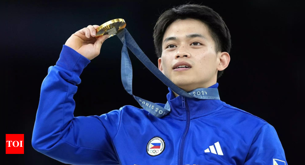 Paris Olympics: Philippines’ Carlos Yulo gets lifetime supply of ramen for winning Olympic gold