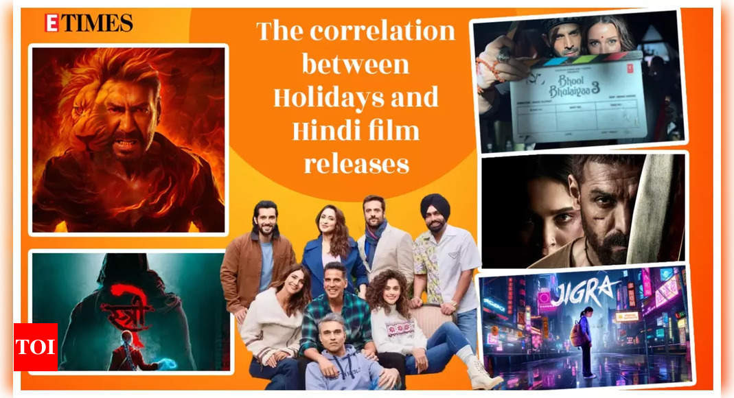 Movies releasing in August 2024: Stree 2, Singham, Vedaa: Have big Hindi films become Holiday dependent? ETimes does an analysis |