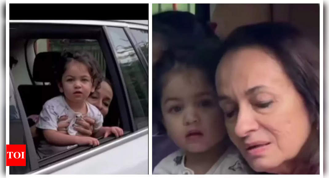 Raha has a fun day out with grandma Soni - Video