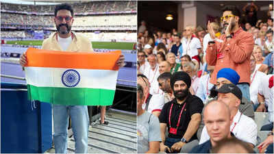 Abhishek Bachchan enjoys Paris Olympics, fans notice Aishwarya Rai Bachchan's absence