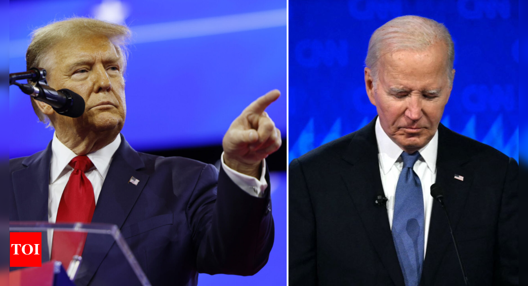 ‘I’m not a fan, but …’: Did Trump show unexpected sympathy for Biden? Watch video – Times of India