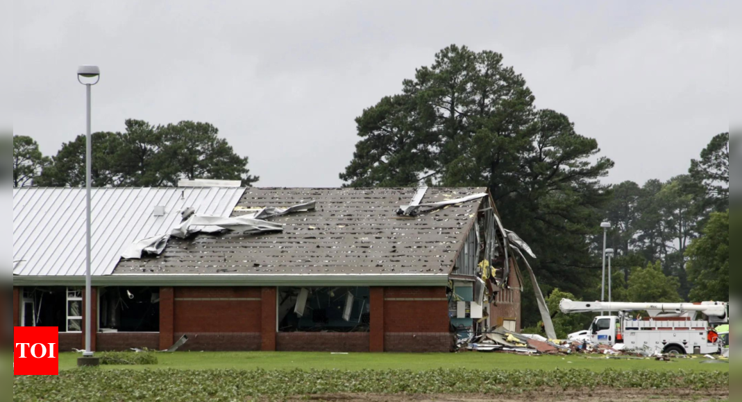 Tropical storm Debby’s fury: Tornadoes and floods impact homes, schools, and lives – Times of India