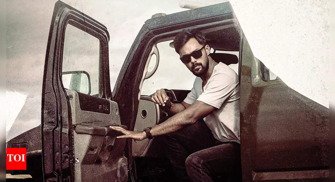 Arav's first look poster from Ajith's 'Vidaa Muyarchi' Tamil Movie