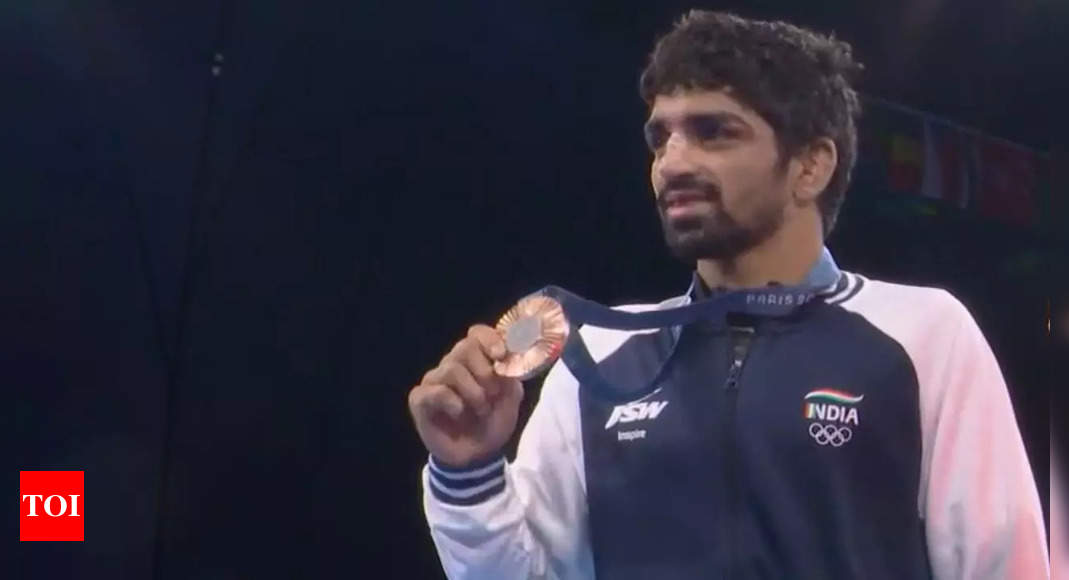 Aman Sehrawat Wins Bronze Medal at Olympics